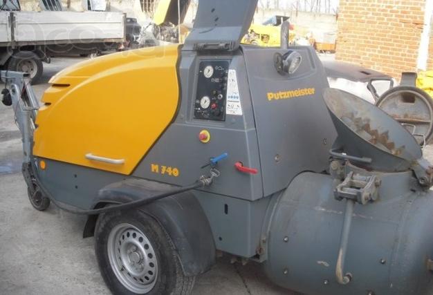 Putzmeister M740 2014 г.в. Б/У растворонасос
